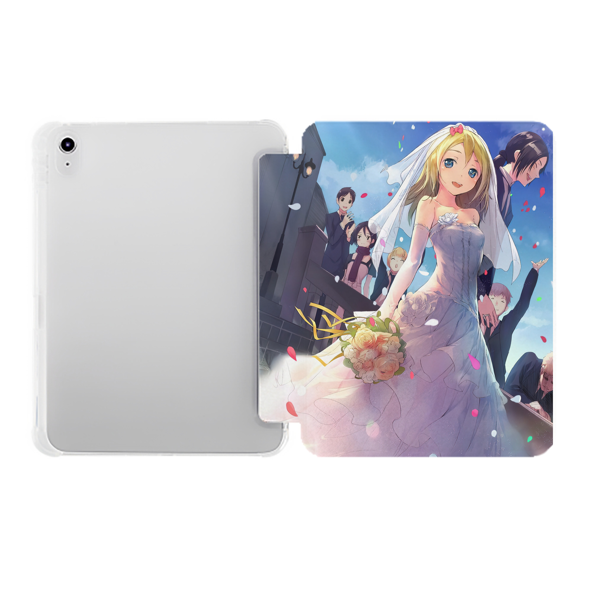 （画像用） 進撃の巨人 Attack on Titan IPad ケース ペン収納付き 三つ折りスタンド PUレザー×シリコン 対応機種9.5/10.5/10.9インチ